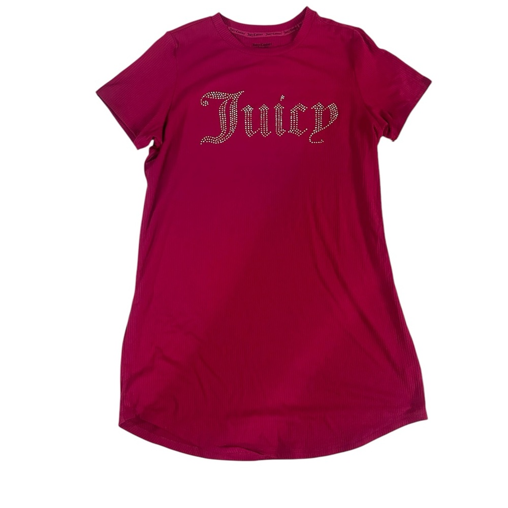 Juicy Couture Rose Bold Ribbed Sleepwear dress New w/ Tags